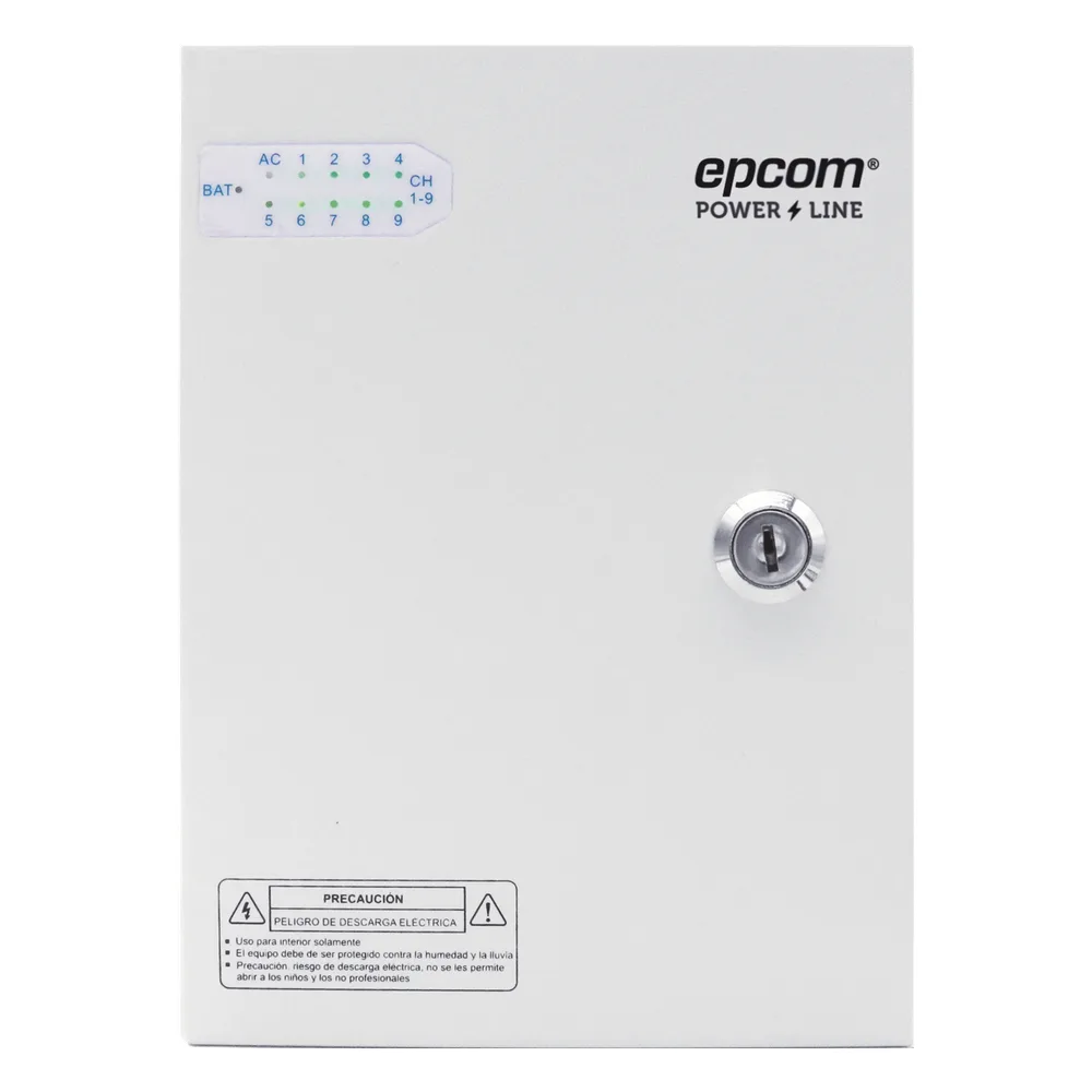 Fuente |  11-15 V |  9 canales | 16 A |  Compatible con cámaras 4K | Alta tecnología en seguridad | Doble ventilador | Hasta 1.8 Amperes por Salida | Filtro de ruido por canal | Diseño de alta gama. – vista 2