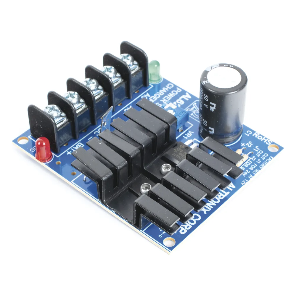 Fuente de Poder con Respaldo, 6 o 12 o 24 Vcc, 1.2 A, 28.8 W, 1 Salida, Requiere Transformador de Entrada – vista 3