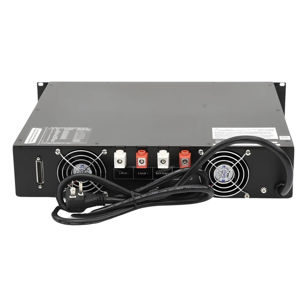 Fuente de Poder Conmutada 13.8V, 40A, Instalación en Rack con Cargador de Baterías – vista 4