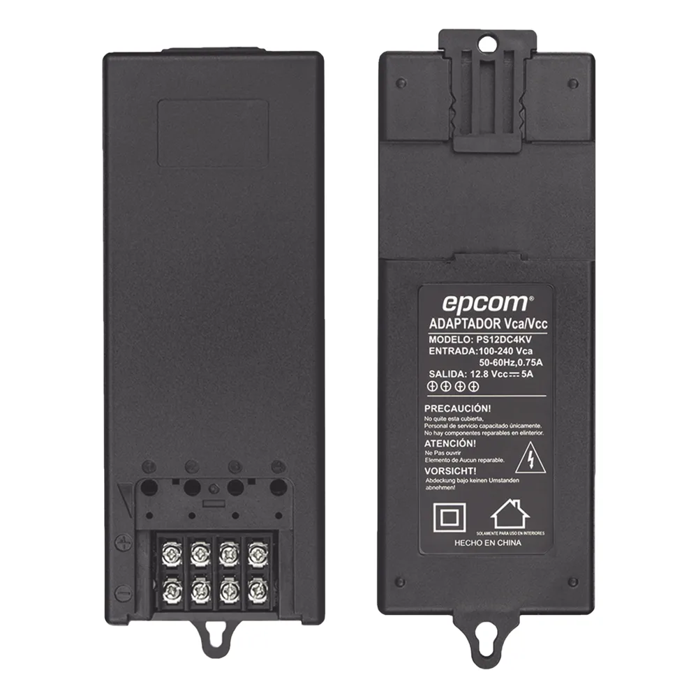 Fuente de Poder de 12 Vcc @ 5A / 4 Cámaras / FILTRO DE RUIDO ESPECIAL PARA CAMARAS 4K / Fusible Reseteable Inter Construido PTC / Protección Contra Sobre-Tensiones y Contra Cortocircuito / Recomendado para cámaras 4K. – vista 5