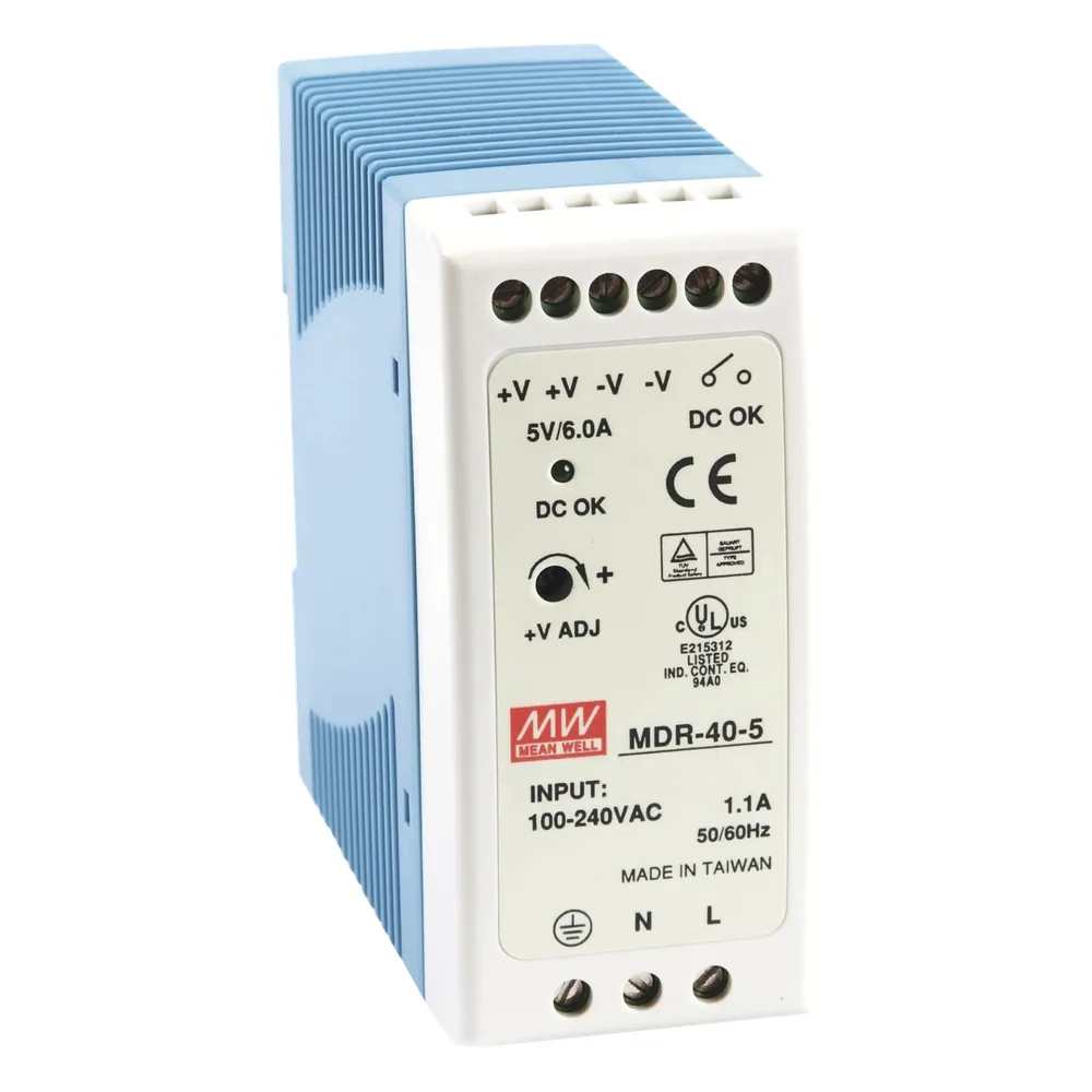 Fuente de poder Industrial Riel Din 5Vcc, 40W