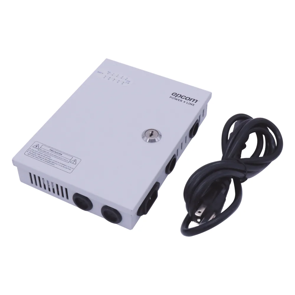 Fuente PREMIUM / 11-15 V / Compatible con cámaras 4K / 9 canales / 16 A / Alta tecnología en seguridad / Doble ventilador / Hasta 1.8 Amperes por Salida / Filtro de ruido por canal / Diseño de alta gama. – vista 4