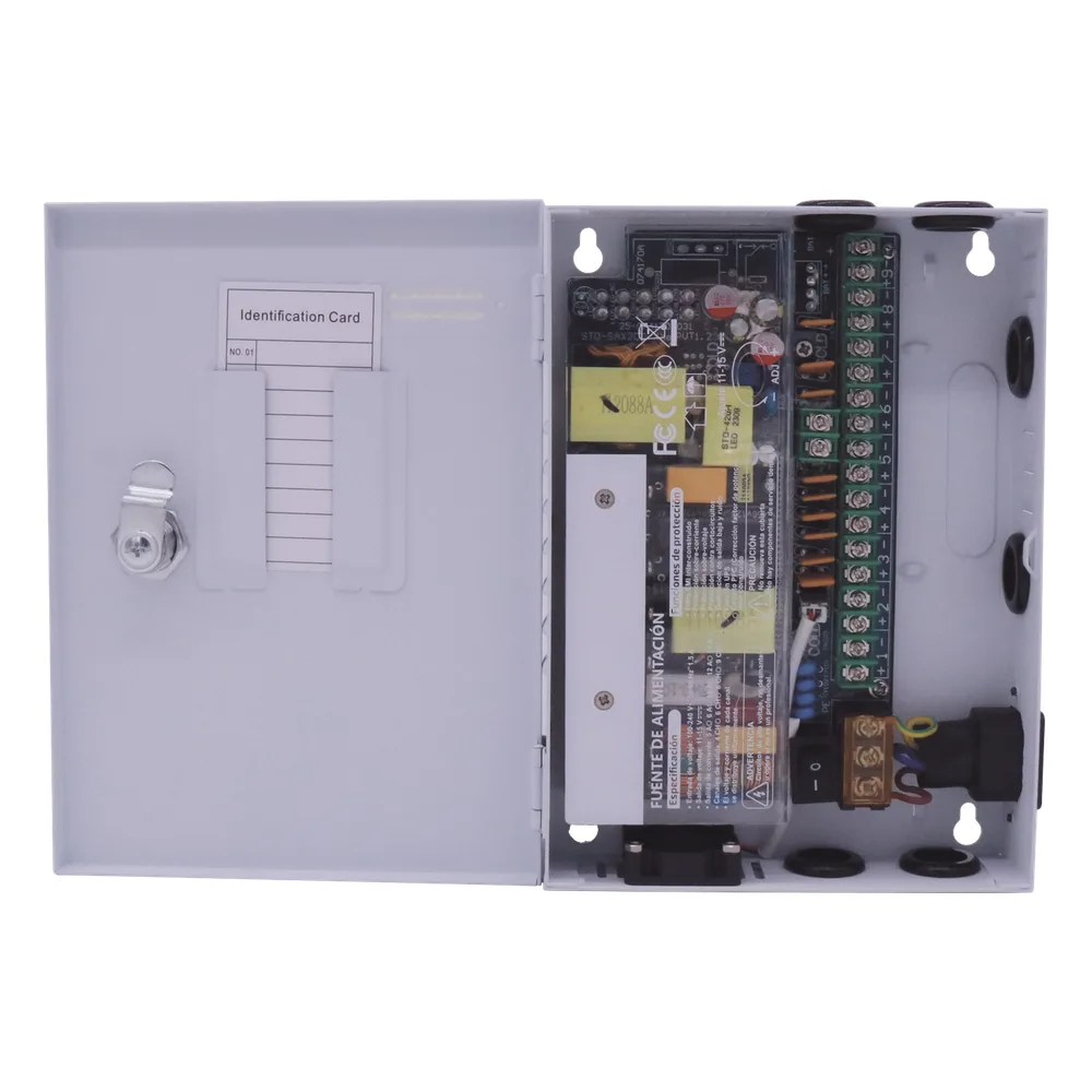 Fuente PREMIUM / 11-15 V / Compatible con cámaras 4K / 9 canales / 16 A / Alta tecnología en seguridad / Doble ventilador / Hasta 1.8 Amperes por Salida / Filtro de ruido por canal / Diseño de alta gama. – vista 9