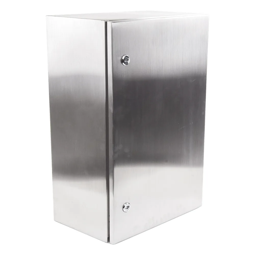Gabinete de Acero Inoxidable IP66 Uso en Intemperie (400 x 600 x 250 mm) con Placa Interna Galvanizada. – vista 5