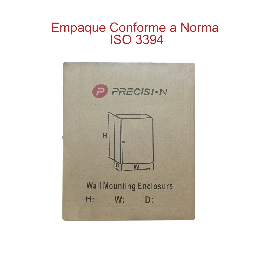 Gabinete de Acero IP66 Uso en Intemperie (300 x 400 x 200 mm) con Placa Trasera Interior de Metal y Compuerta Inferior Atornillable (Incluye Chapa y Llave T). – vista 7