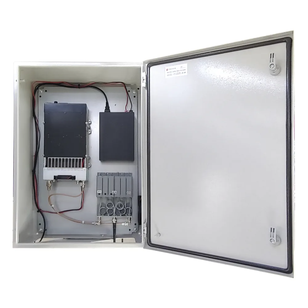 Gabinete de Acero IP66 Uso en Intemperie (500 x 700 x 250 mm) con Placa Trasera Interior Metálica y Compuerta Inferior Atornillable (Incluye Chapa y Llave T). – vista 4