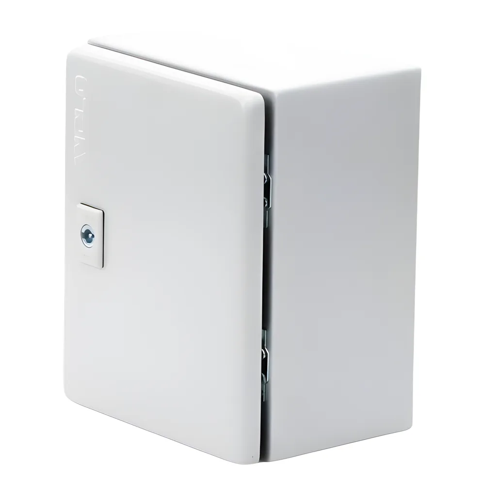 Gabinete de Acero / Nema 4 -IP 66 de 20 x 25 x 15 cm / Platina y certificado UL. – vista 2