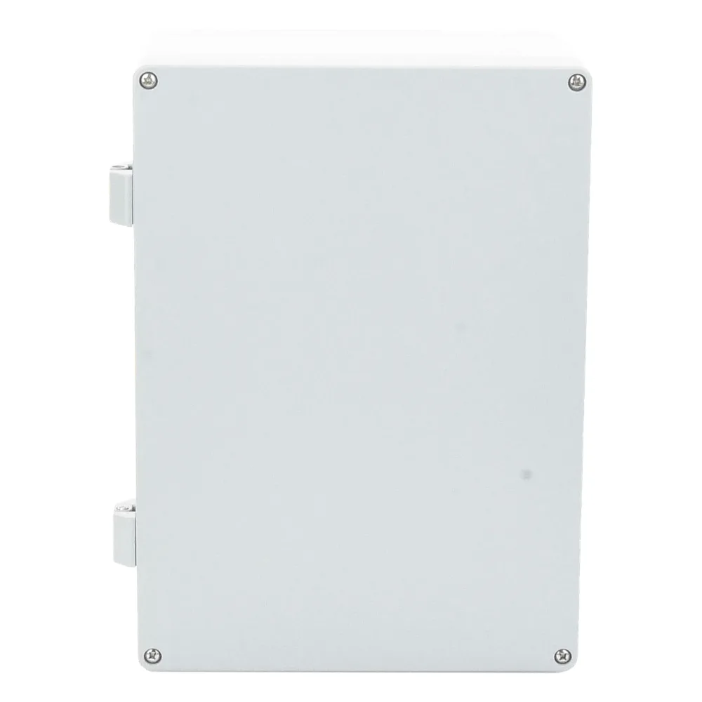 Gabinete de Aluminio para Exterior (IP66) de 390 x 280 x 158 mm con Rápida Disipación de Calor, Cierre por Tornillos con Bisagra. – vista 3
