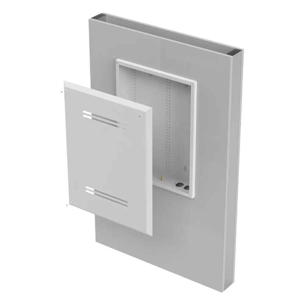 Gabinete de Medios de 19 Pulgadas de alto, para Empotrar en Pared (360 x 478 x 95 mm). – vista 6