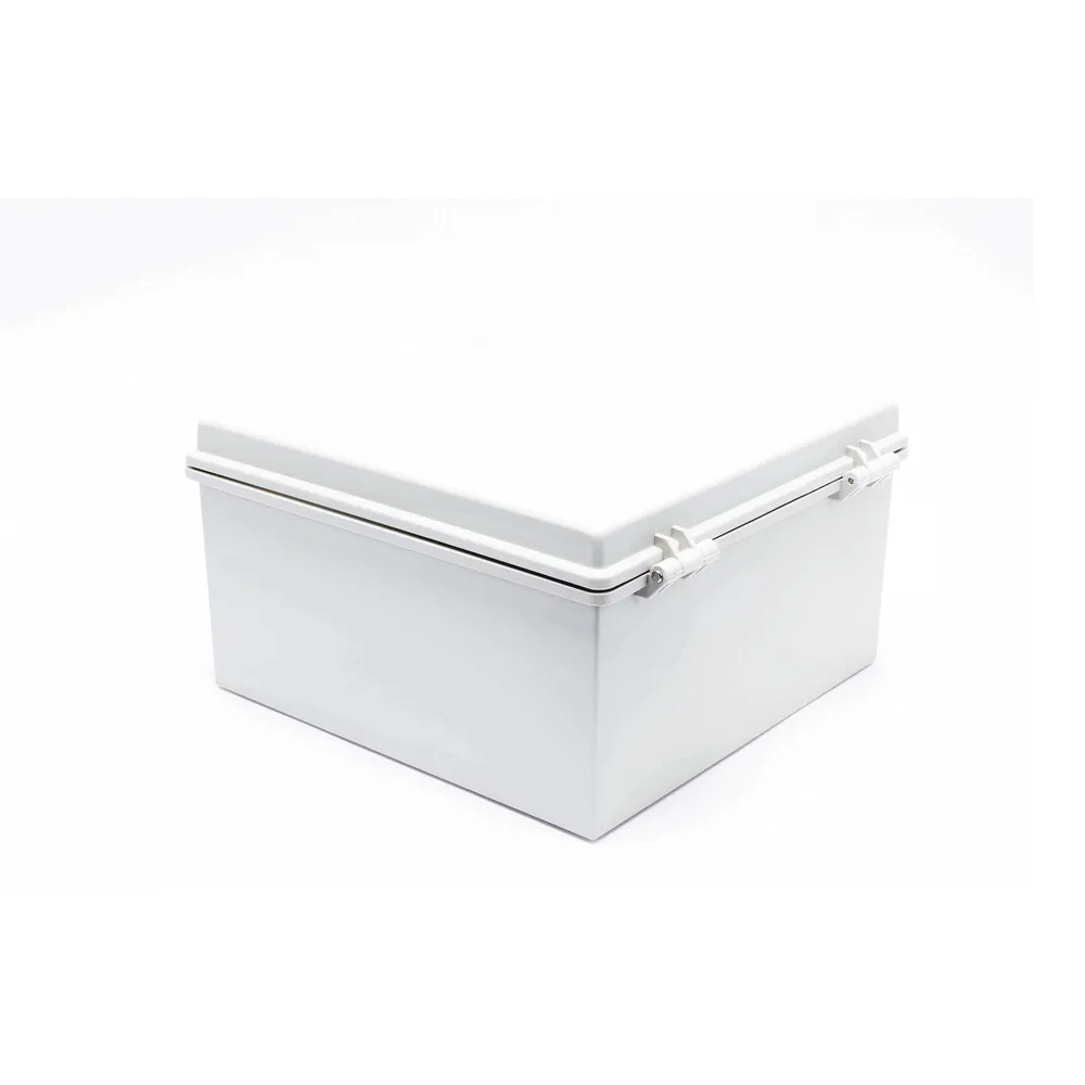 Gabinete de Plástico ABS, Uso en Intemperie ip66 (300 x 300 x 180 mm) Cierre por Broche Inoxidable y Permite Cerrado con Candado y Llave (Perno 5mm) No Incluido – vista 4