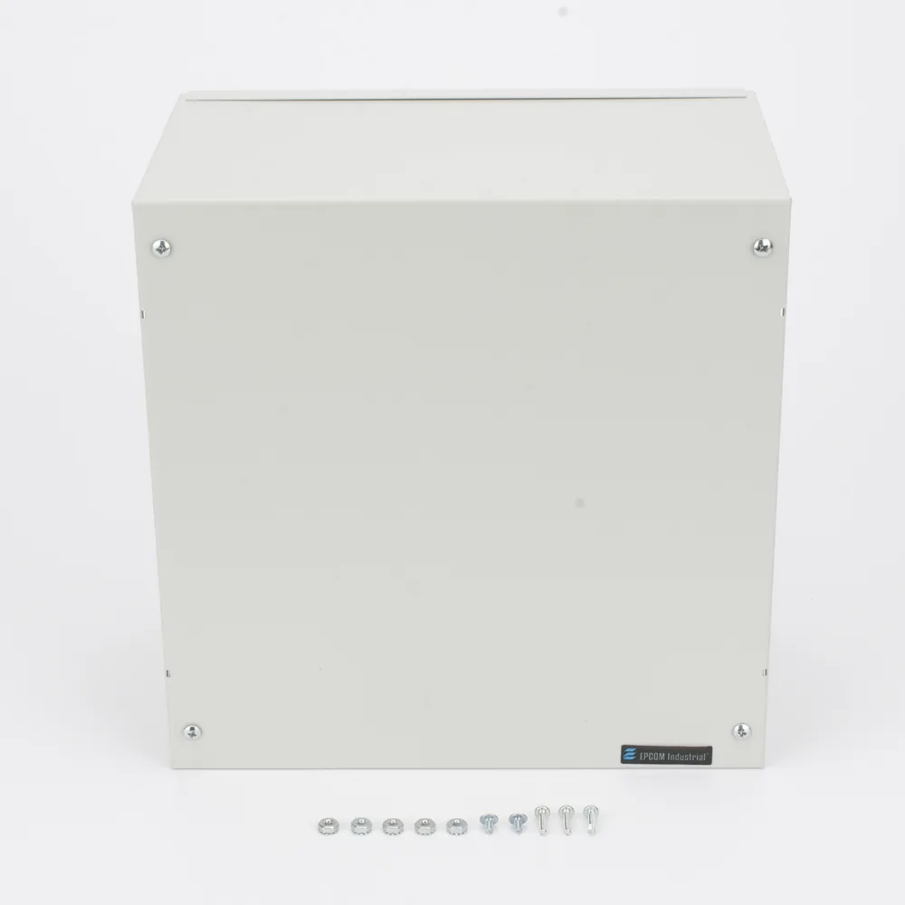 Gabinete Metálico de Resguardo para DVR compatible con HiLook TURBO DVR-104G-M1/T + PS-12-DC-4C – vista 4