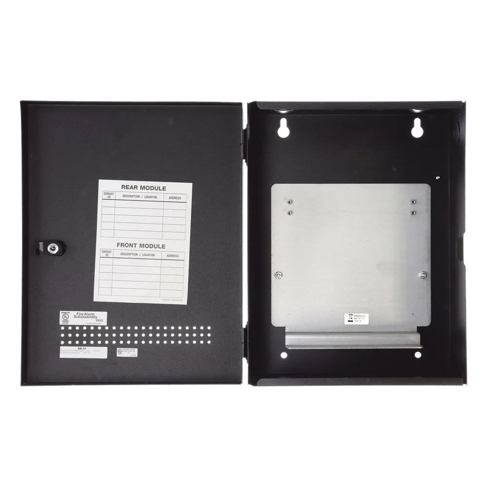 Gabinete Metálico para Hasta 2 Módulos de Control XP10-M, XP6-R o XP6-C de NOTIFIER, Bisagras Izquierdas