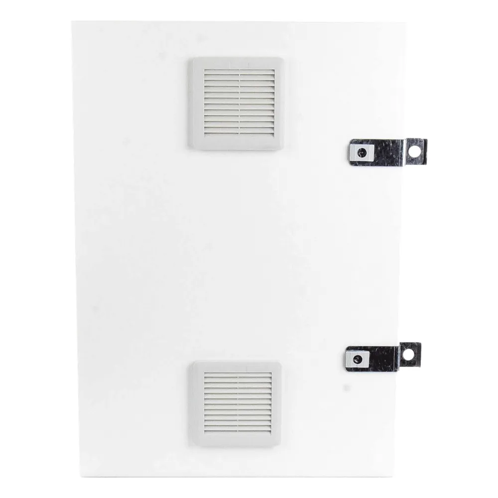 Gabinete para instalación de 2 Baterías PL110D12, Fabricado en Lámina Galvanizada, Accesorios para piso o poste (No incluidos) – vista 5
