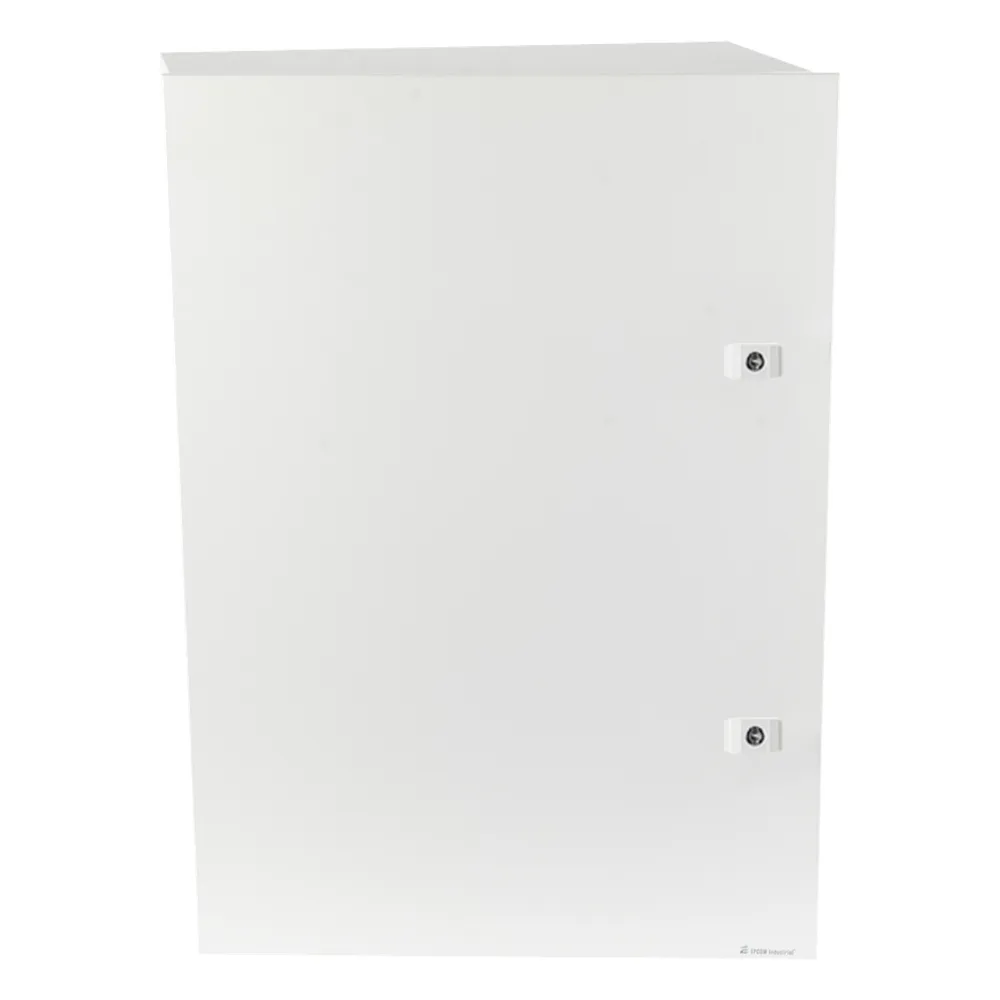 Gabinete para instalación de 2 Baterías PL110D12, Fabricado en Lámina Galvanizada, Accesorios para piso o poste (No incluidos) – vista 3