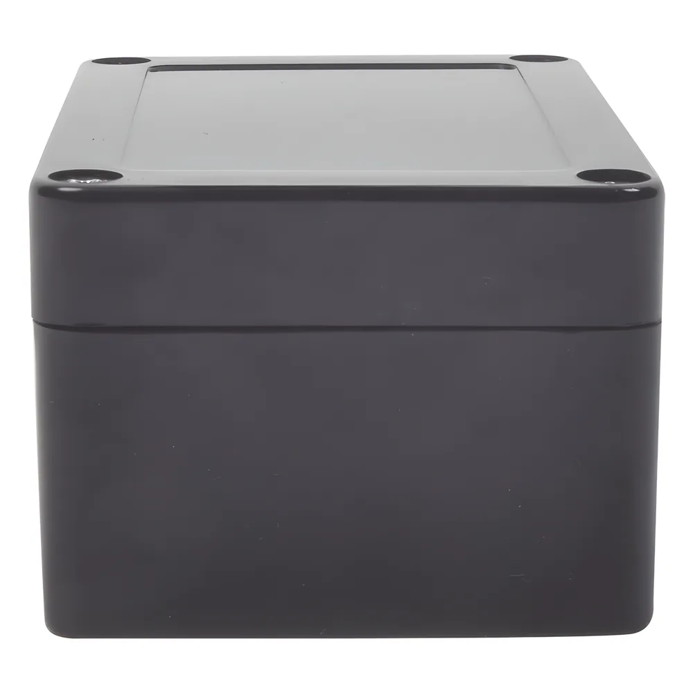 Gabinete Plástico Negro para Exterior (IP65) de 100 x 68 x 50 mm Cierre por Tornillos. – vista 3