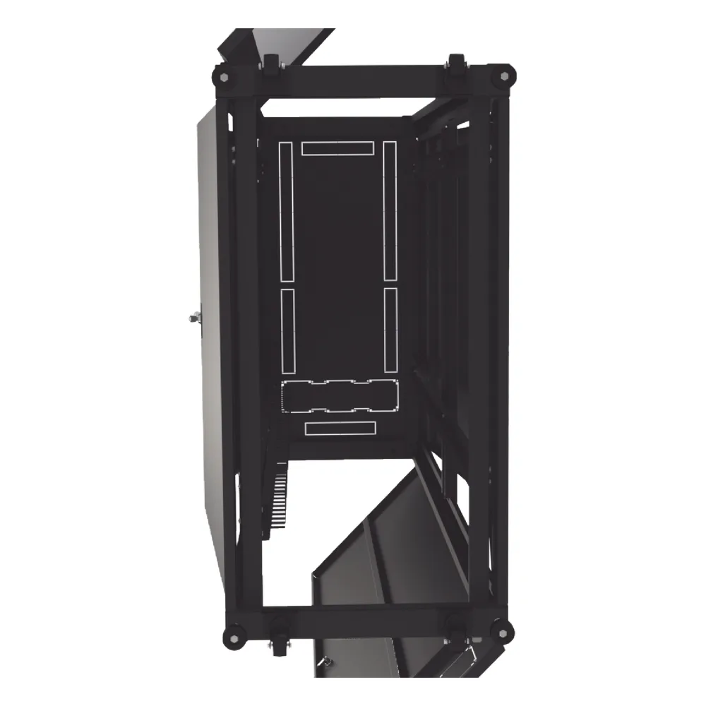 Gabinete Profesional para Telecomunicaciones de 45UR, 1200 mm Profundidad, Incluye 2 Organizadores Verticales de 45 Unidades de Rack, Se envía el Gabinete Armado. – vista 11