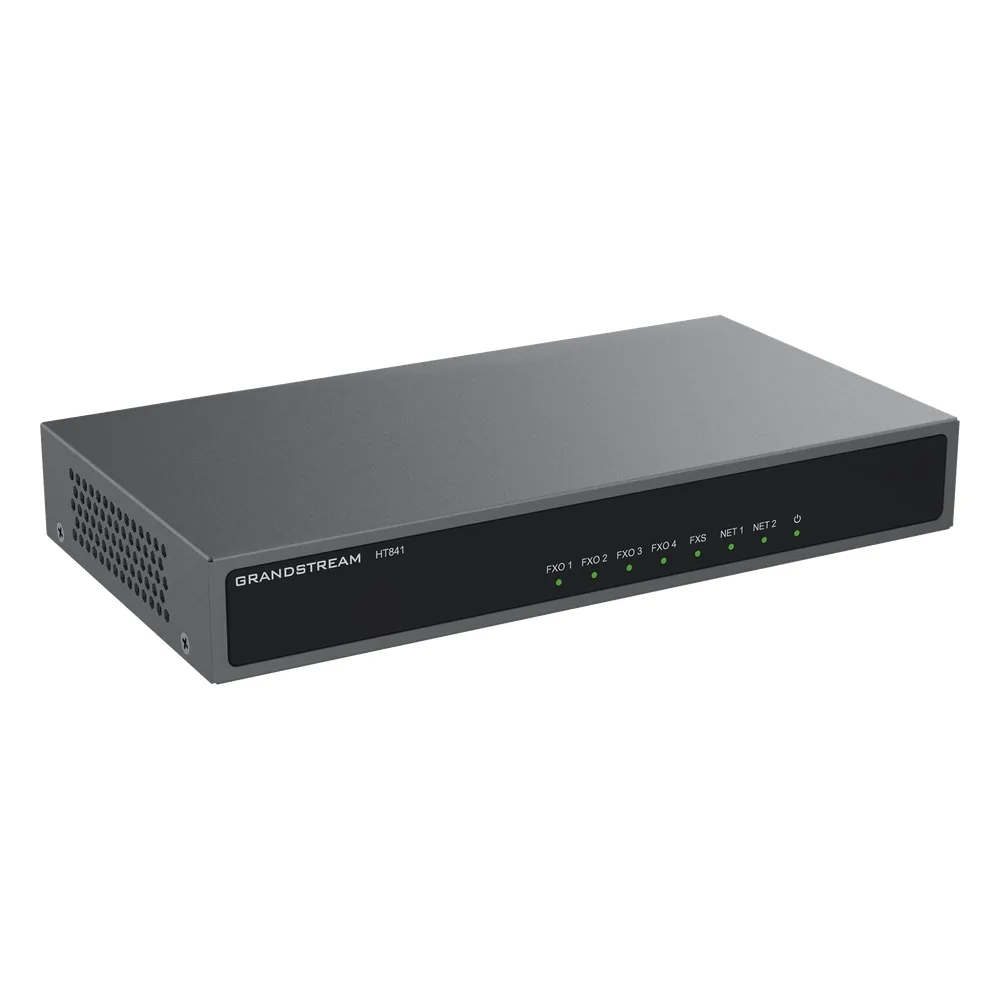 Gateway Analógico 4 FXO (Conectar Lineas Analógicas) / Puertos FXO y FXS / 3 Perfiles SIP / NAT / PoE / TR069 / Fax T.38 / 3 Vías Conferencia / AES / Failover SIP – vista 4