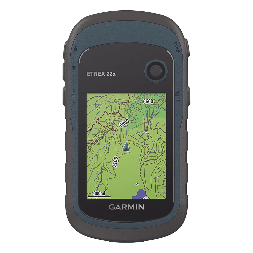 GPS Portátil eTrex 22 para Actividades al Aire Libre / Pantalla TFT Transflectiva de 2.2 Pulgadas / Resolución 240 x 320 Píxeles / 8 GB de Memoria / Mapas Preinstalados de Europa / Resistencia al Agua IPX7 / Compatible con microSD / B – vista 2