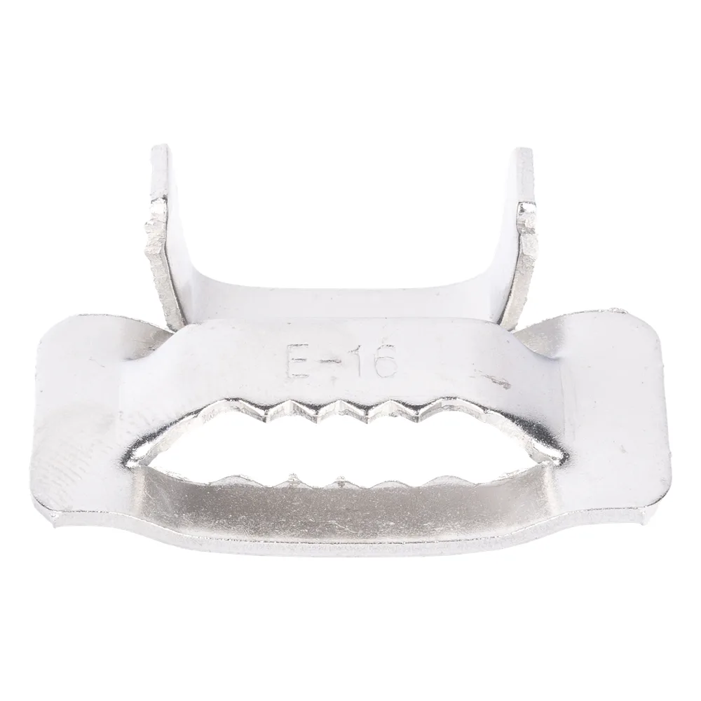 Hebillas PanSteel™ de Acero Inoxidable 201, Para Uso con Fleje ESW16T76-CR2 de 5/8, Paquete de 100pz – vista 2