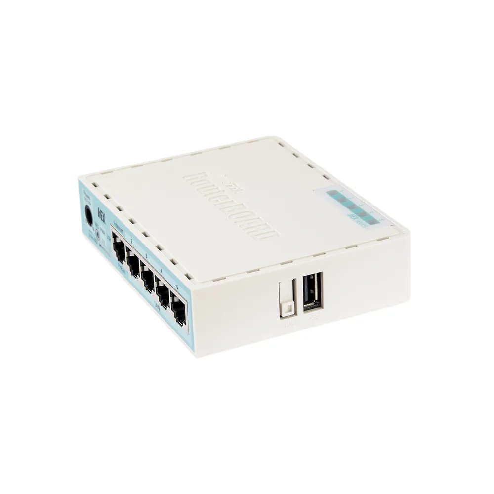 (hEX) RouterBoard, 5 Puertos Gigabit Ethernet, 1 Puerto USB y versión 3 – vista 3