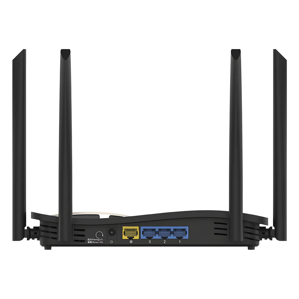 Home Router inalámbrico MESH WI-FI 5 2x2 doble banda 1 puerto WAN Gigabit y 3 puertos LAN Gigabit, hasta 1,267 Mbps. – vista 4