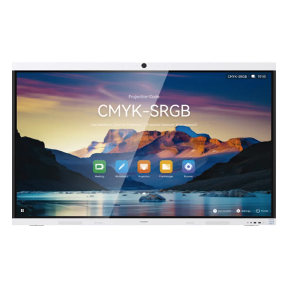 HUAWEI IdeaHub B3, Pantalla interactiva para Colaboración Inteligente, 75", 4K UHD, Harmony, Wi-Fi 6, Seguimiento de Voz, BYOM, Administración desde la Nube Gratis, blanco Jade – vista 2