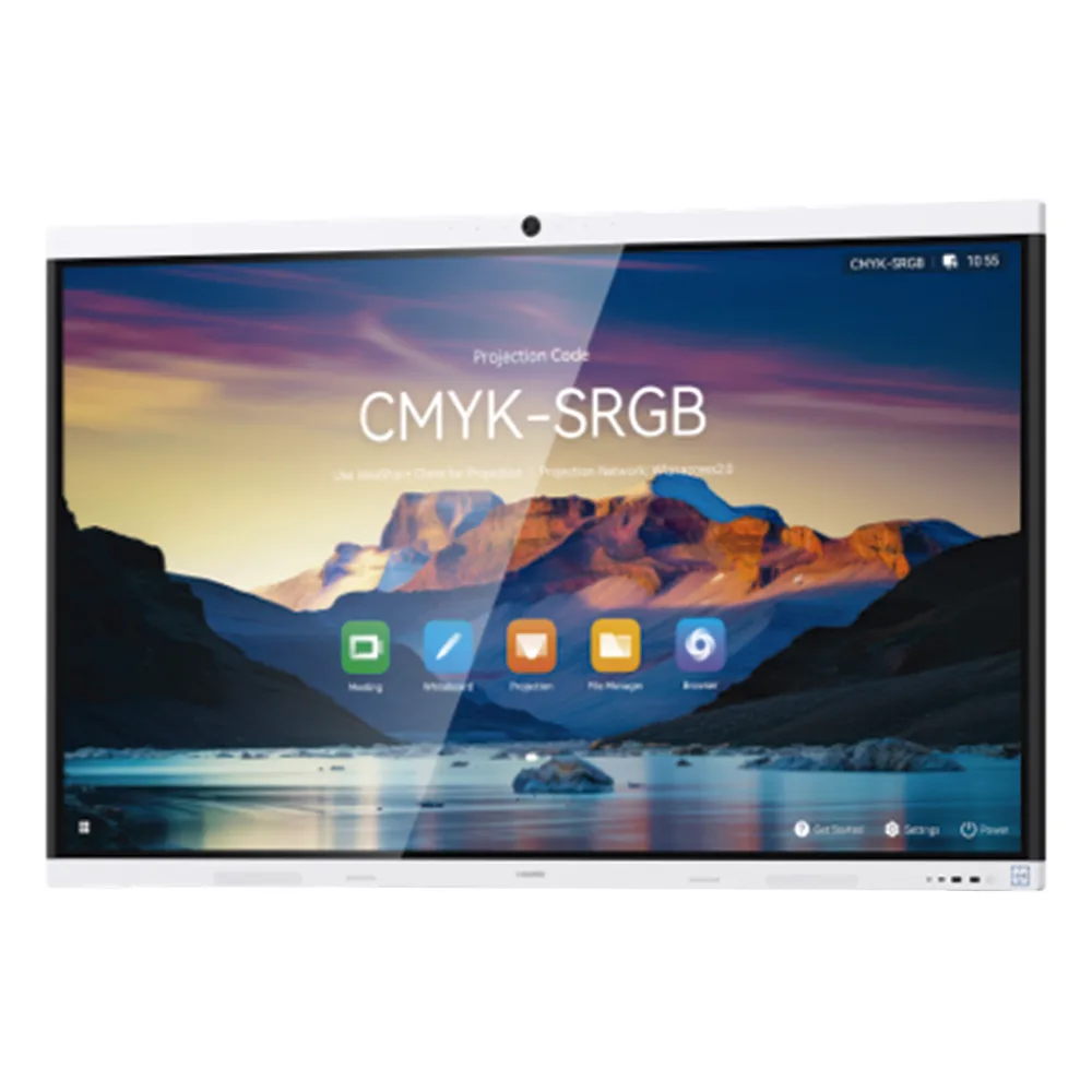 HUAWEI IdeaHub B3, Pantalla interactiva para Colaboración Inteligente, 75", 4K UHD, Harmony, Wi-Fi 6, Seguimiento de Voz, BYOM, Administración desde la Nube Gratis, blanco Jade