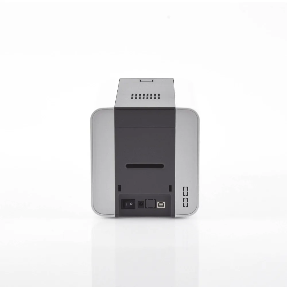 Impresora de Tarjetas Semi- automática SMART21 / Ingreso de Tarjetas Manual/Incluye Ribbon, Software y 100 Tarjetas PVC – vista 8