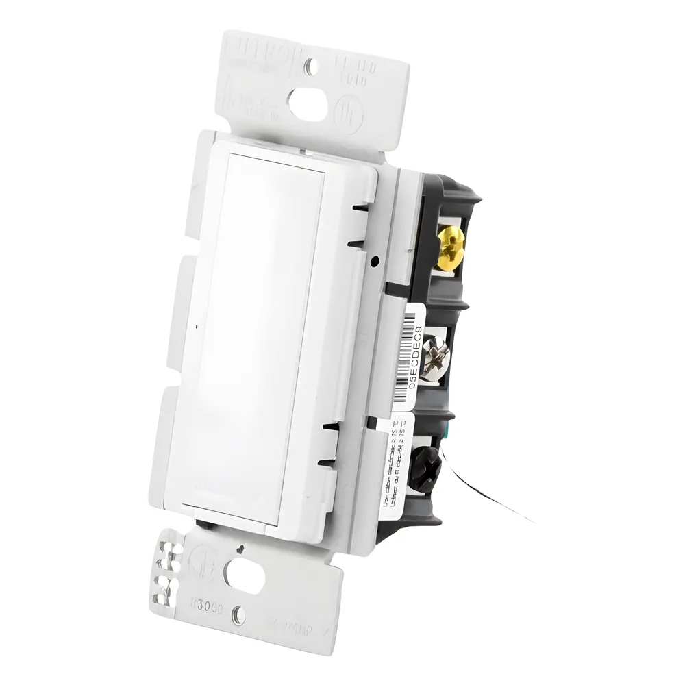 Interruptor electrónico Maestro de encendido/apagado, 8 A en iluminación y motores de 1/4 HP, 120 V, un polo o multilocalización, requiere neutro, para RadioRA 2 y RA2 Select – vista 5