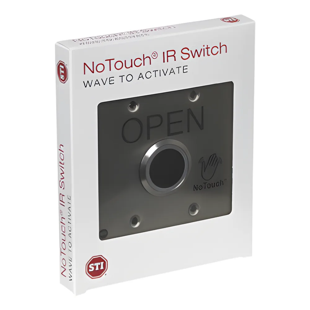 Interruptor IR NoTouch® de Acero Inoxidable, Salida Doble, ABIERTO – vista 4