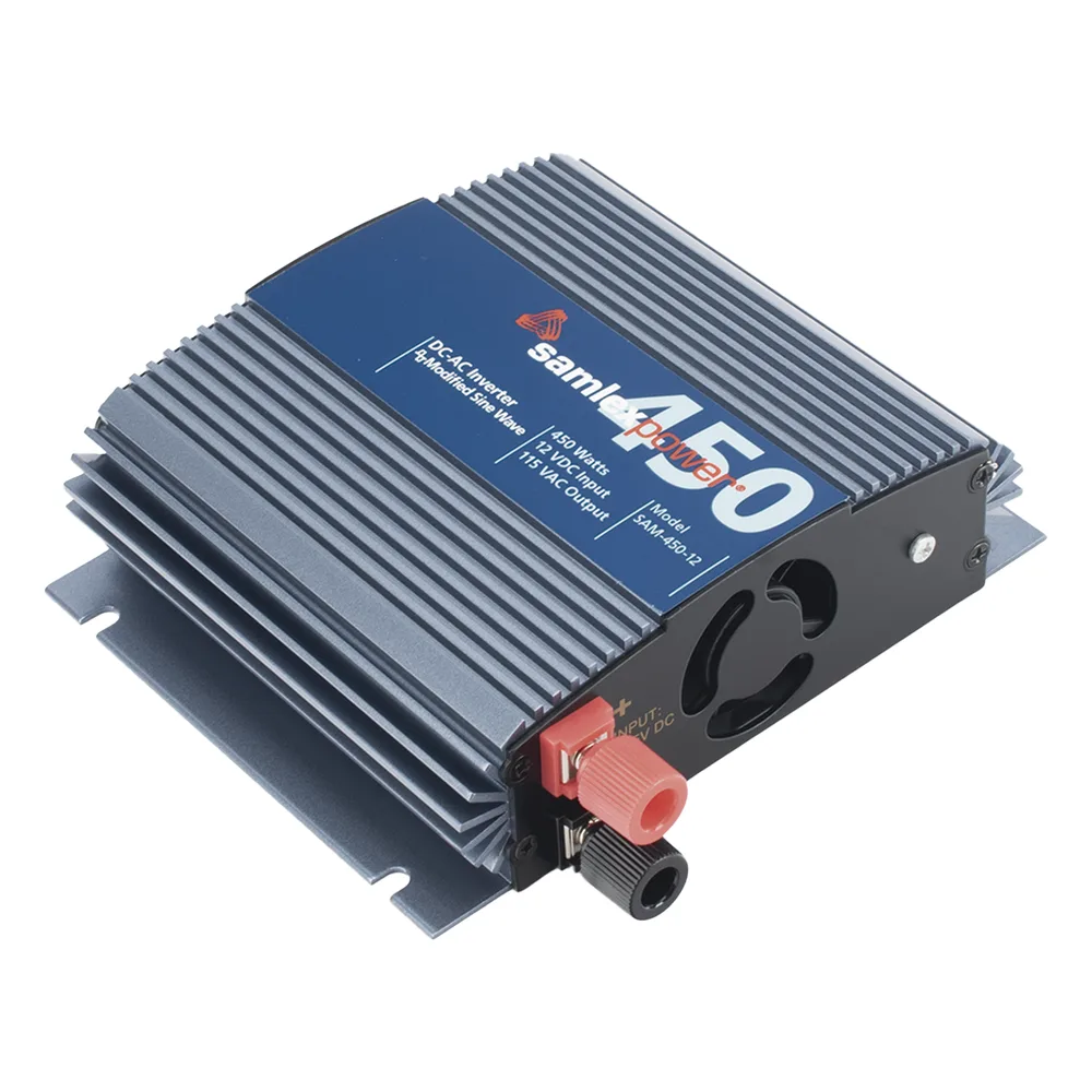 Inversor de Corriente Onda Modificada (CD-CA). Potencia Nominal 450 W, Ent:12Vcc, Sal: 115Vca 60 Hz.