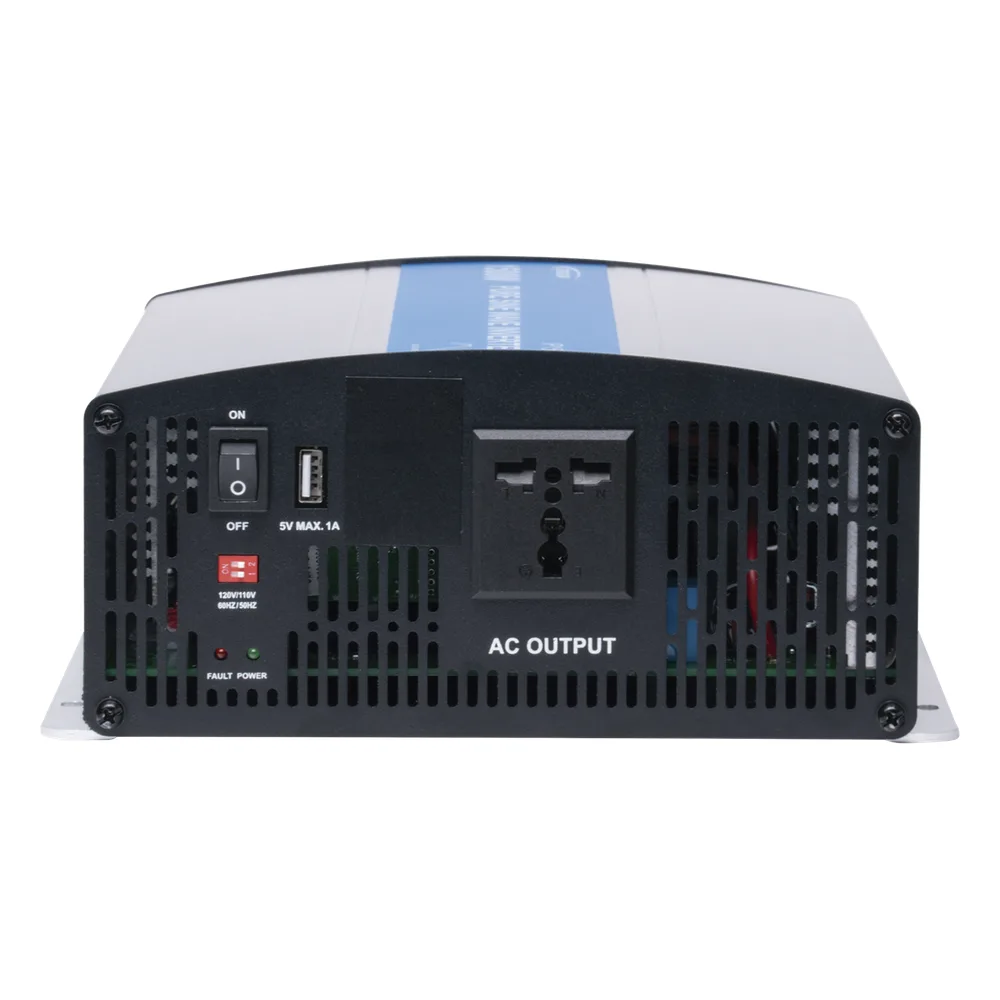 Inversor Ipower 1200 W, Ent: 24 V, Salida: 120 Vca – vista 5