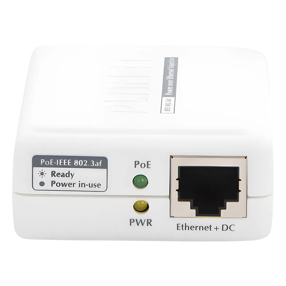 Inyector PoE 802.3af de 1 Puerto 10/100 Mbps (Mid-Span), Hasta 15.4 W – vista 5