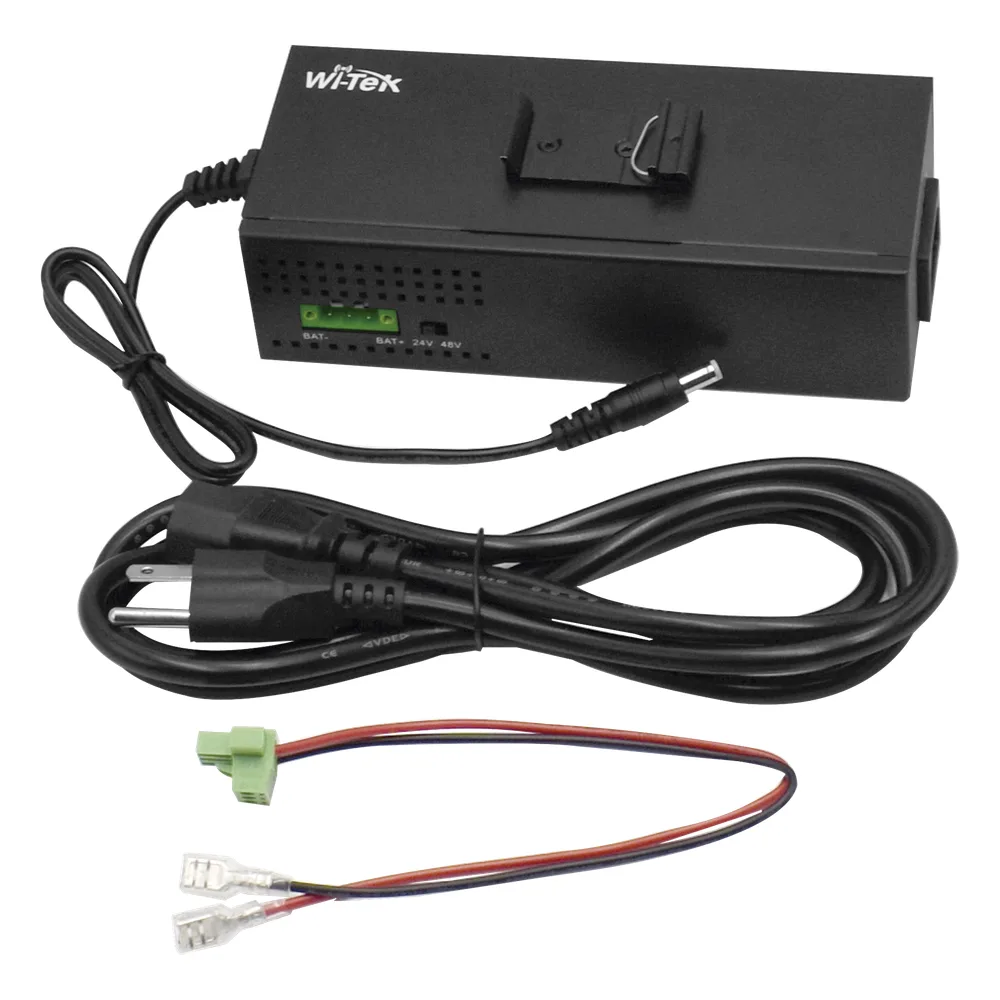 Inyector PoE industrial / Con UPS No-Break / Cuenta con 2 Puertos Gigabit (1 PoE 24/48V pasivo) / Salida DC 12V – vista 5