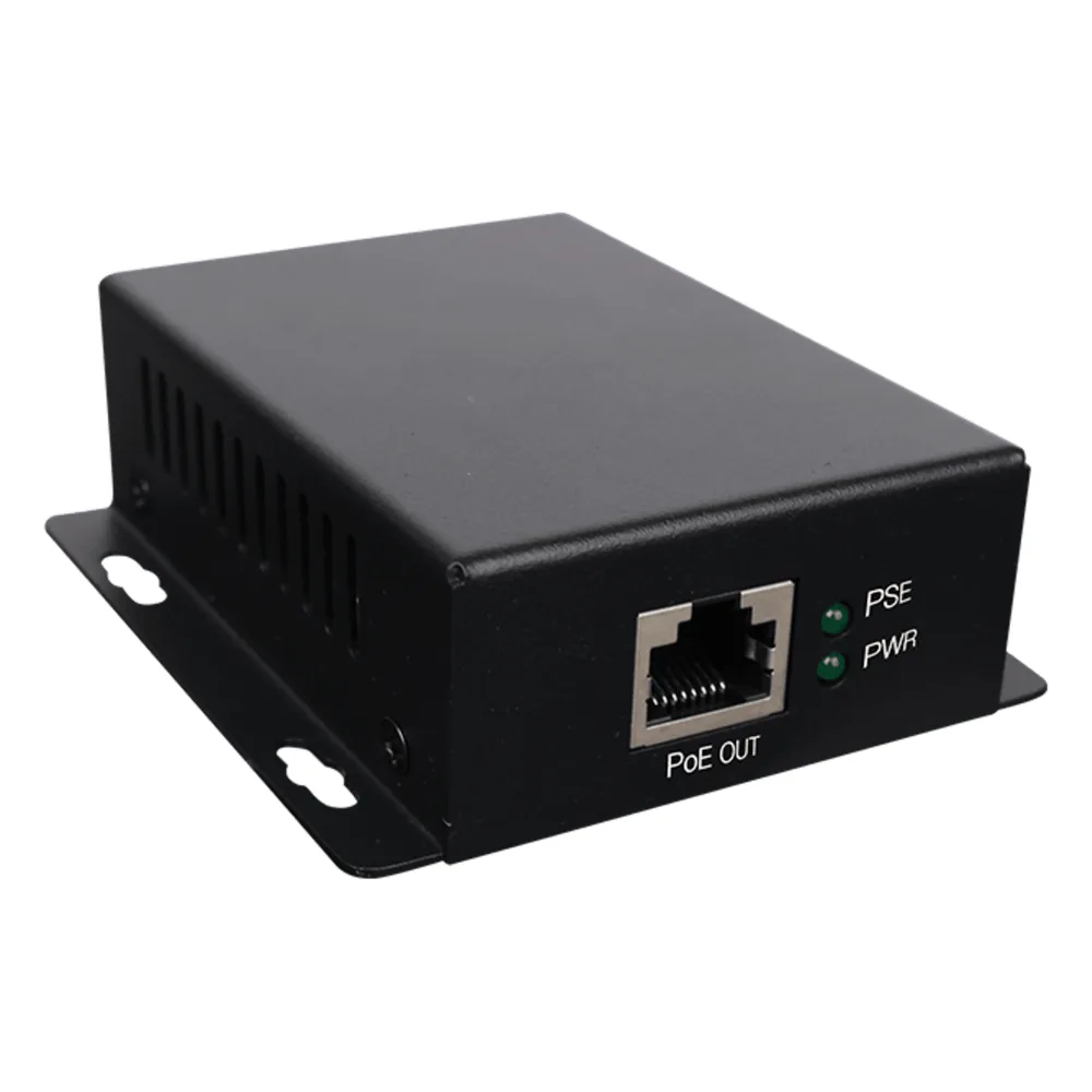 Inyector PoE Industrial / Ideal para Aplicaciones Solares / Entrada 9-42 Vcc / Salida PoE 48V / Conexión plug and play / Ideal para Conectar Cámaras PoE – vista 2