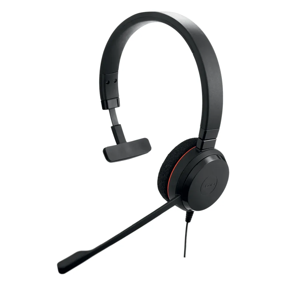 Jabra Evolve 20 Mono con Conexión USB C/A, Micrófono con Cancelación de Ruido de Ultima Generación, Configuración Plug and Play, Certificación Microsoft Teams (4993-823-169) – vista 2