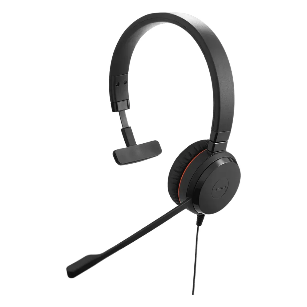 Jabra Evolve 20 Mono con Conexión USB C/A, Micrófono con Cancelación de Ruido de Ultima Generación, Configuración Plug and Play, Certificación Microsoft Teams (4993-823-169) – vista 3