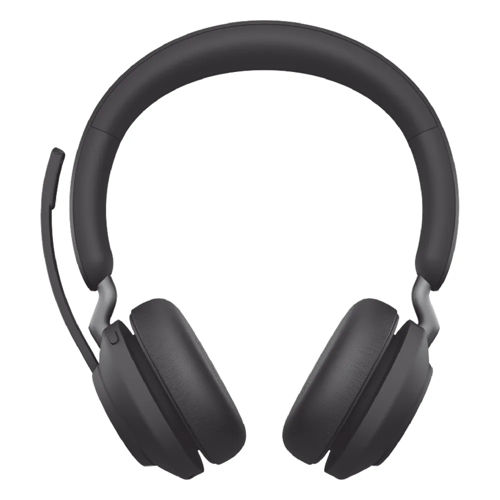 Jabra Evolve2 65, Auricular stereo versión UC con aislamiento de ruido activa, dongle USB-A indicador de ocupado (Busylight) (26599-989-999)