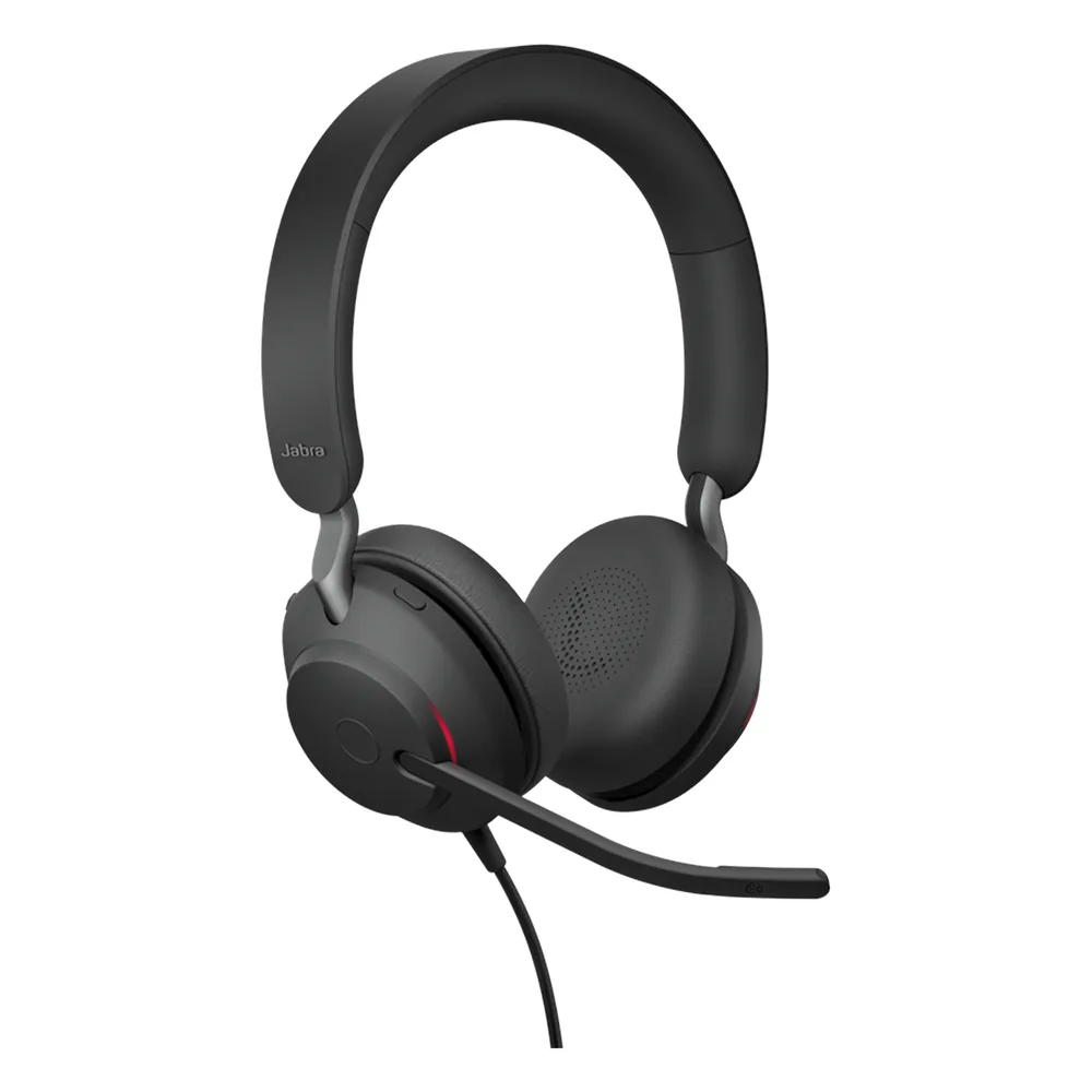 Jabra Jabra Evolve 2 40, Auricular stereo versión UC con aislamiento de ruido, conexión USB-A y indicador de ocupado (Busylight) (24089-989-999) – vista 2