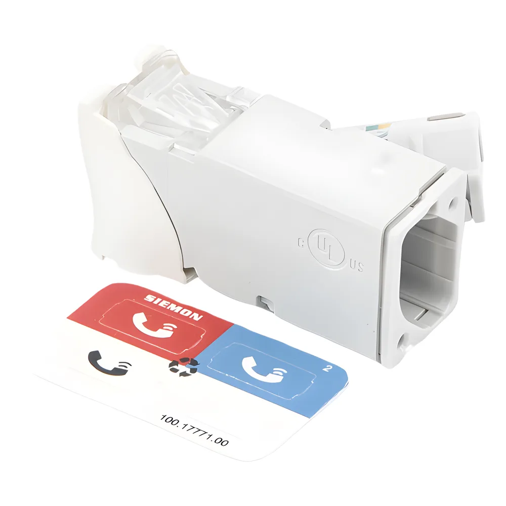 Jack Z-Max Cat6A, UTP, Montaje Híbrido en Placa de Pared (Plano y Angulado), Color Blanco, Versión Bulk (Sin Empaque Individual) – vista 5