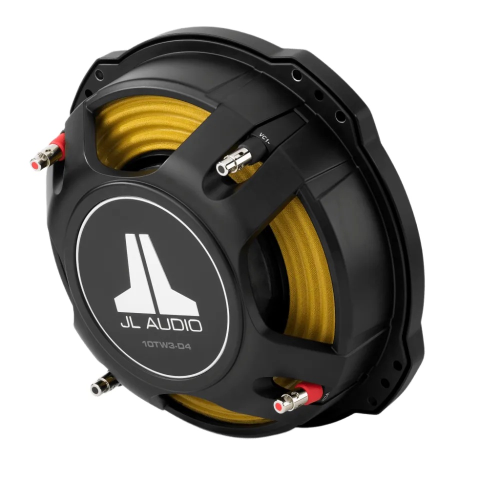 JL Audio® TW3 /10TW3-D4 / Car Audio / Subwoofer Thin-line 10" / Dual 4 ohm / 400W RMS / Polipropileno con Mica / Bobina 2" / Montaje 3.5" (8.9 cm) – vista 2