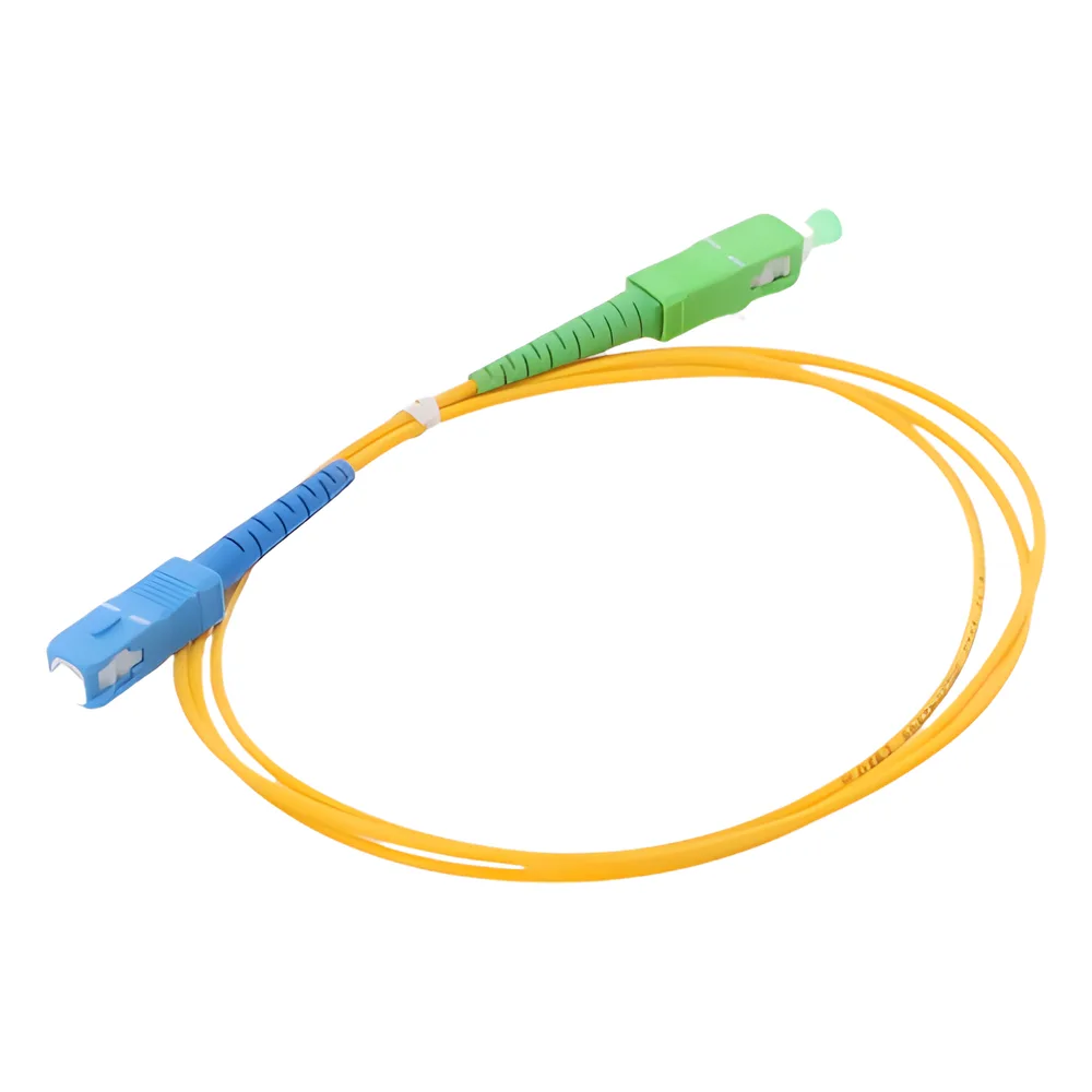 Jumper de Fibra Óptica Monomodo SC/APC-SC/UPC Simplex de 1 Metro (3.28 Pies), 2mm – vista 2