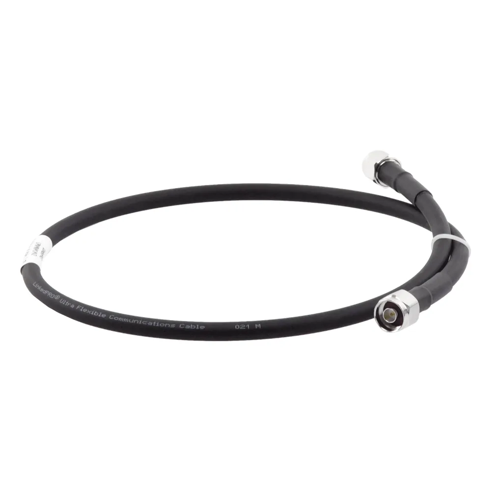 Jumper Ultra Flexible de baja pérdida para equipos inalámbricos hasta 7 GHz N-Macho a N-Macho 1 m