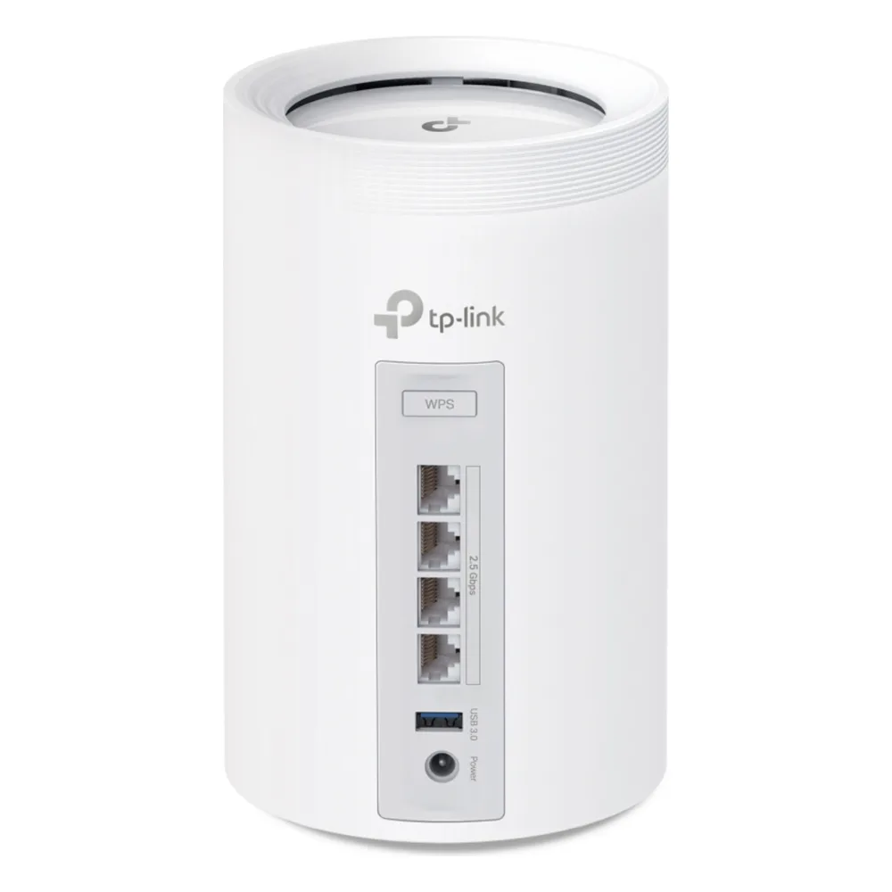 KIT 3 Routers Inalámbrico MESH Interior para Hogar / Triple Banda Wi-Fi 7 BE9300 Mbps / 2 Puerto 2.5 Gigabit WAN/LAN / 4 Antenas Internas / Operación Multi-Link MLO / Administración Mediante la App Deco (iOS, Android) / HomeShield – vista 2