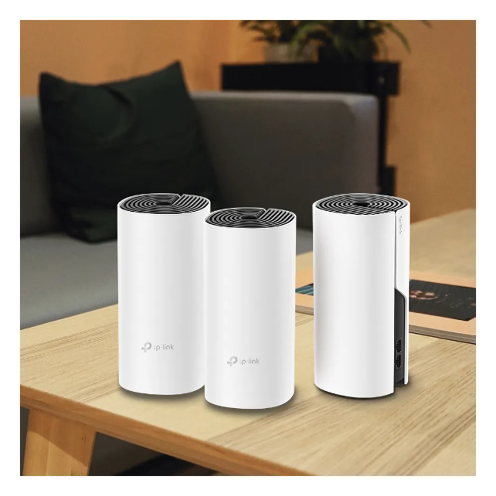 KIT 3 Routers Inalámbricos MESH Interior para Hogar / Doble Banda Wi-Fi 5 AC1200 Mbps / 2 Puerto Gigabit WAN/LAN / 2 Antenas Internas / Administración Mediante la App Deco (iOS, Android) – vista 7