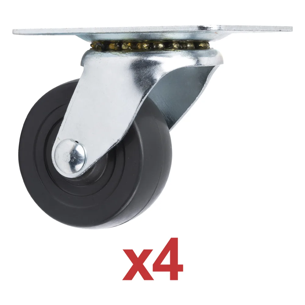 Kit de 4 Ruedas Locas para Racks y Gabinetes (Ver Compatibilidad).