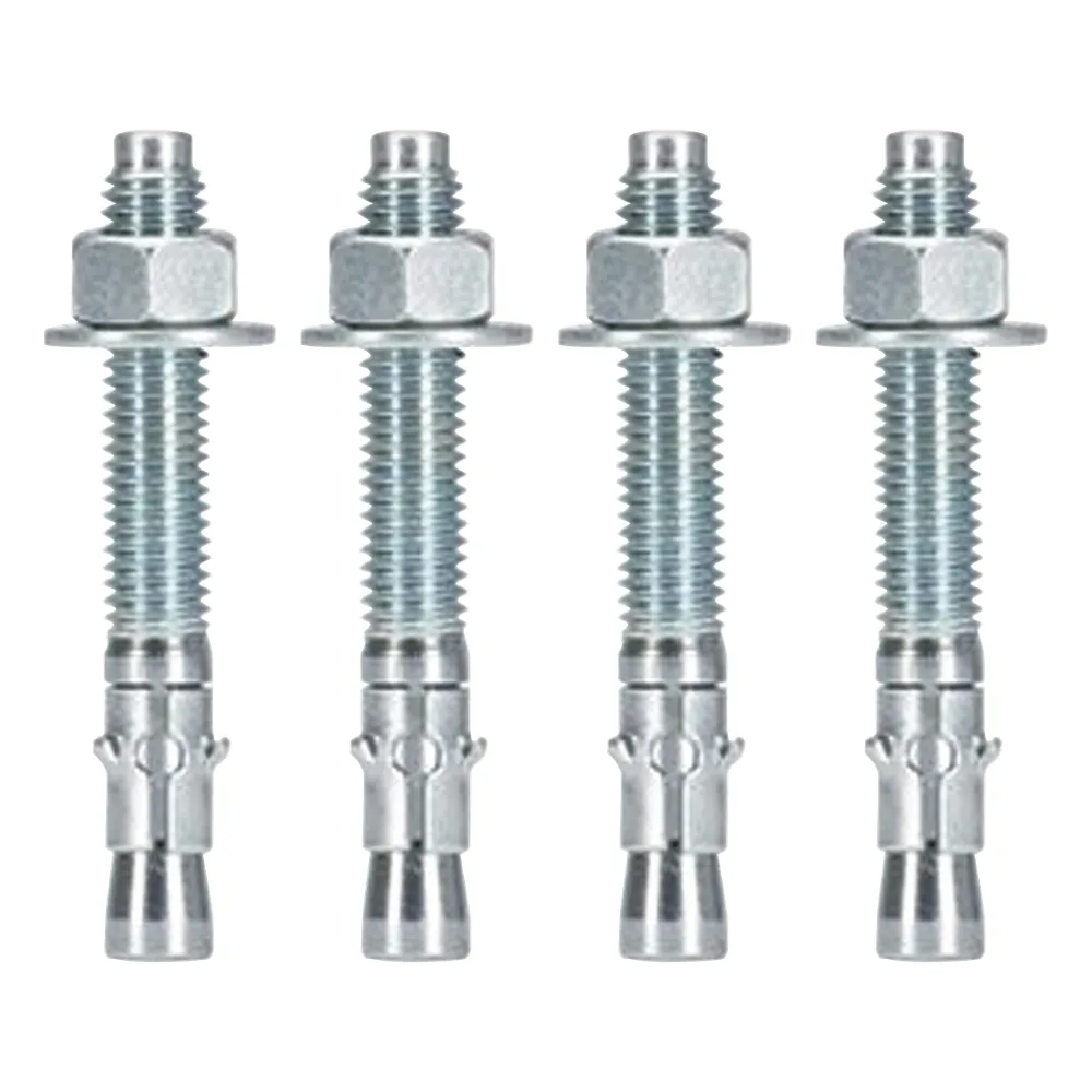 Kit de Anclaje a Piso, Para Rack de 2 o 4 Postes, Fabricado en Acero, 4 Piezas