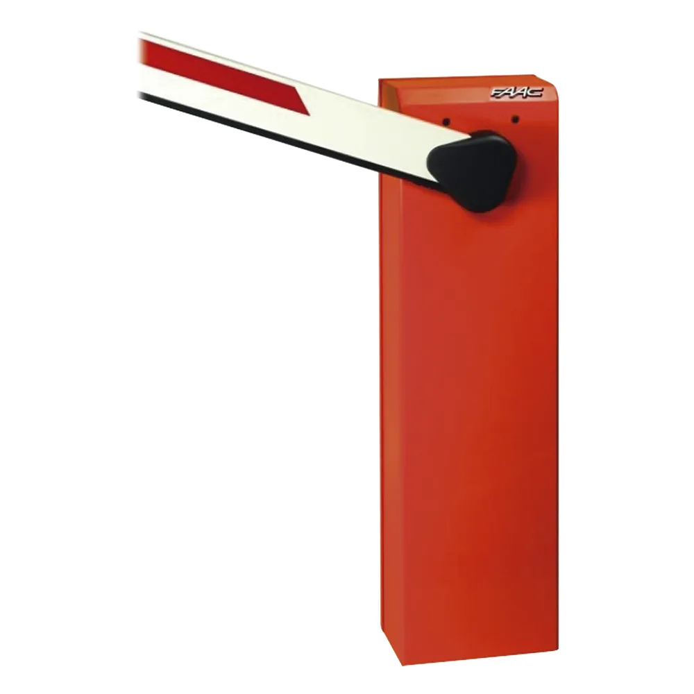 Kit de Barrera Vehicular Hidraulica FAAC 615 / Incluye Brazo de Perfil Rectangular de 4.8 metros / Ideal Para Accesos de Medio Flujo