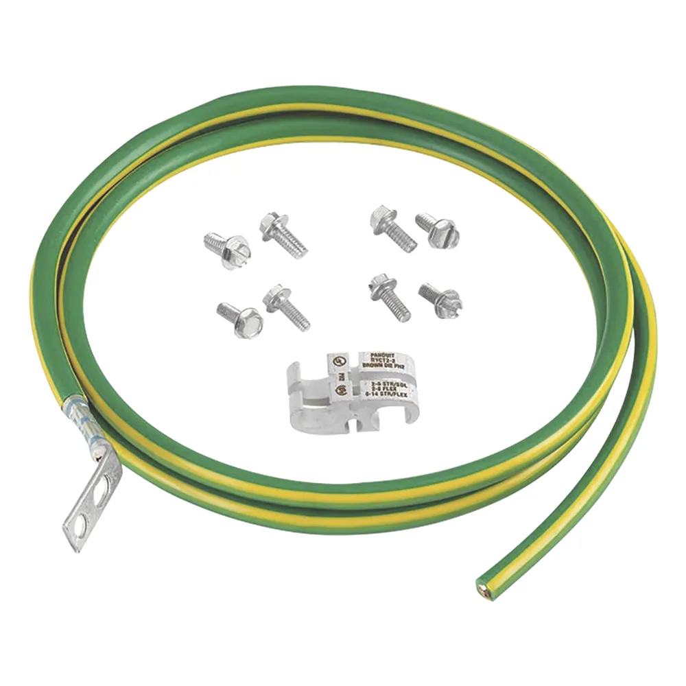 Kit de Jumper para Conexión de Gabinete o Rack de Telecomunicaciones a Barra de Tierra Física, 6 AWG, 1.52 m de Largo – vista 4