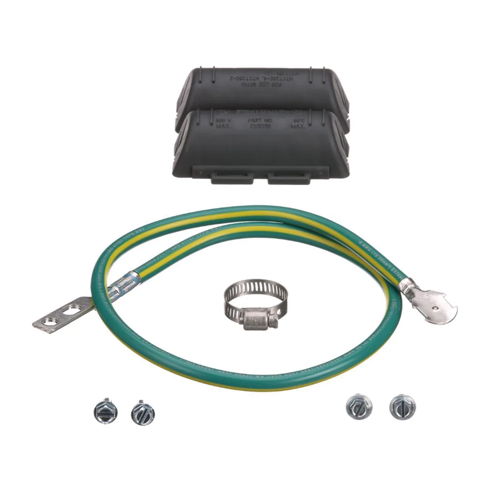 KIT de Tierra Física de Cable Blindado 6 AWG. Color Verde / Amarillo con Terminación en Extremos. – vista 2